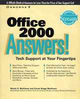 9780072118889-0072118881-Office 2000 answers! Tech Support at Your Fingertips
