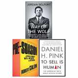9789124115067-9124115061-Way of the Wolf, Pre-Suasion, To Sell Is Human 3 Books Collection Set