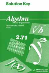 9780395677650-0395677653-Solution Key for Algebra and Trigonometry: Structure and Method: Book 2