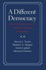 9780300198089-0300198086-A Different Democracy: American Government in a 31-Country Perspective