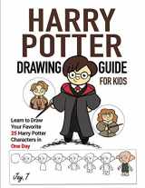 9781075717345-1075717345-Harry Potter Drawing Guide For Kids: Learn to Draw Your Favorite 25 Harry Potter Characters in one Day