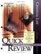 9780314143839-0314143831-Sum and Substance Quick Review on Criminal Law (Sum & Substnace Quick Review)