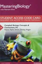 9780134606125-0134606124-Mastering Biology with Pearson eText -- Standalone Access Card -- for Campbell Biology: Concepts & Connections