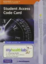 9780321720740-0321720741-Choosing Health Myhealthlab Student Access Code Card