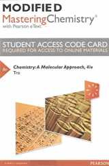 9780133923995-0133923991-Modified Mastering Chemistry with Pearson eText -- Standalone Access Card -- for Chemistry (7th Edition)