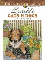9780486804453-0486804453-Creative Haven Lovable Cats and Dogs Coloring Book: Relax & Unwind with 31 Stress-Relieving Illustrations (Adult Coloring Books: Pets)