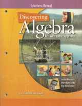 9781559537643-1559537647-Discovering Algebra: An Investigative Approach, Solutions Manual