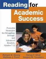 9780761978343-0761978348-Reading for Academic Success: Powerful Strategies for Struggling, Average, and Advanced Readers, Grades 7-12