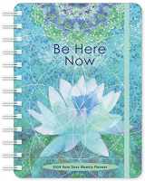 9781631369759-163136975X-Ram Dass 2024 Weekly Planner: Be Here Now | Travel-Size 12-Month Calendar | Compact 5" x 7" | Flexible Cover, Wire-O Binding, Elastic Closure, Inner Pockets