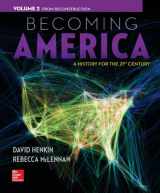 9781259317415-1259317412-Becoming America Vol 2 w/ Connect Plus 1 Term Access Card