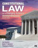9781071822128-1071822128-Constitutional Law for a Changing America: Institutional Powers and Constraints