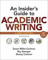9781319361730-1319361730-An Insider's Guide to Academic Writing with 2020 APA Update: A Brief Rhetoric