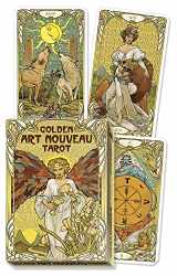 9780738777290-0738777293-Golden Art Nouveau Tarot Grand Trumps (Golden Art Nouveau Tarot, 3)