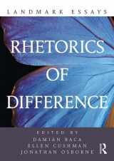 9781138506367-1138506362-Landmark Essays on Rhetorics of Difference (Landmark Essays Series)