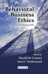 9780815390909-0815390904-Behavioral Business Ethics (Organization and Management Series)