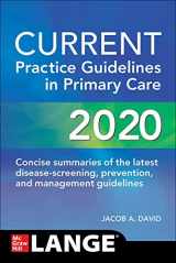 9781260469844-1260469840-CURRENT Practice Guidelines in Primary Care 2020