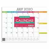 9781643326986-1643326988-TF Publishing Rainbow Blocks Large 17 x 22 Desk Pad Monthly Blotter Calendar (July 2020 - June 2021)