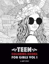9781641261142-1641261145-Teen Coloring Books For Girls: Vol 1: Detailed Drawings for Older Girls & Teenagers; Fun Creative Arts & Craft Teen Activity, Zendoodle, Relaxing ... Mindfulness, Relaxation & Stress Relief