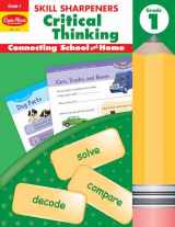 9781629383491-162938349X-Evan-Moor Skill Sharpeners Critical Thinking, Grade 1 Workbook, Problem Solving Skills, Fun Activities, Higher-Order, Open-Ended Questions and Challenges, Science, Math, Social Studies, Language Arts