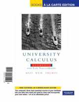 9780321679970-0321679970-University Calculus: Elements with Early Transcendentals, Books a la Carte Edition