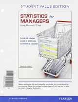 9780321946607-032194660X-Statistics for Managers Using Microsoft Excel, Student Value Edition Plus NEW MyLab Statistics with Pearson eText -- Access Card Package (7th Edition)