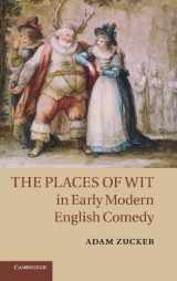 9781107003088-1107003083-The Places of Wit in Early Modern English Comedy