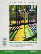 9780321783905-0321783905-College Algebra in Context, Books a la Carte Edition (4th Edition)