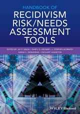 9781119184294-1119184290-Handbook of Recidivism Risk / Needs Assessment Tools