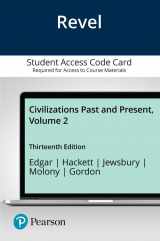 9780134990170-013499017X-Civilizations Past and Present, Volume 2 -- Revel Access Code