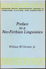 9780933104112-0933104111-Preface to a Neo-Firthian linguistics (Edward Sapir monograph series in language, culture, and cognition)