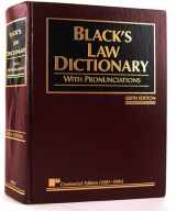 9780314762719-031476271X-Black's Law Dictionary with Pronunciations, 6th Edition (Centennial Edition 1891-1991)
