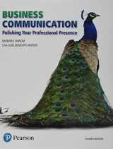 9780134890456-0134890450-Business Communication: Polishing Your Professional Presence Plus MyLab Business Communication with Pearson eText -- Access Card Package (4th Edition)