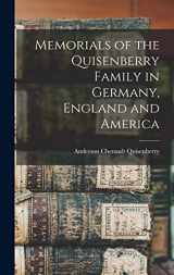 9781015499683-1015499686-Memorials of the Quisenberry Family in Germany, England and America