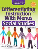 9781618216427-1618216422-Differentiating Instruction With Menus: Social Studies (Grades 6-8)