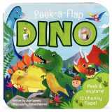 9781646380428-1646380428-Peek-a-Flap Dino - Children's Lift-a-Flap Board Book, Gift for Little Dinosaur Lovers, Ages 2-7