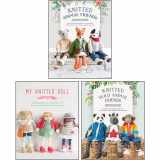 9789124222628-9124222623-Louise Crowther 3 Books Collection Set(Knitted Animal Friends, Knitted Wild Animal Friends, My Knitted Doll)