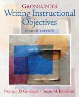 9780131755932-0131755935-Gronlund's Writing Instructional Objectives (8th Edition)