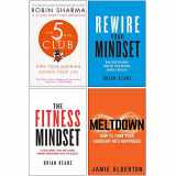 9789123985616-9123985615-The 5 AM Club, Rewire Your Mindset, The Fitness Mindset, Meltdown 4 Books Collection Set