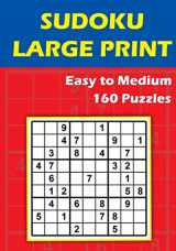 9781696175562-1696175569-Sudoku Large Print Easy to Medium 160 Puzzles: Sudoku Puzzle Book for Adults and Seniors - Large Print - Easy to Read and Work On - Compact Format