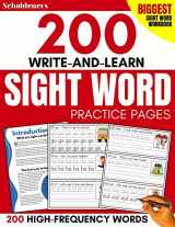 9781695870734-1695870735-200 Write-and-Learn Sight Word Practice Pages: Learn the Top 200 High-Frequency Words Essential to Reading and Writing Success (Sight Word Books)