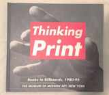 9780810961647-0810961644-Thinking Print: Books to Billboards, 1980-95