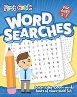9781950601042-1950601048-First Grade Word Searches: 80+ Puzzles, 1000+ Words, Hours Of Educational Fun For Ages 5-7!