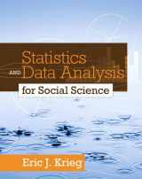 9780205863655-0205863655-Statistics and Data Analysis for Social Science Plus MyLab Search with eText -- Access Card Package