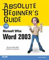 9780789729705-0789729709-Absolute Beginner's Guide to Microsoft Office Word 2003