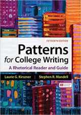 9781319243791-1319243797-Patterns for College Writing: A Rhetorical Reader and Guide