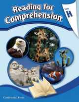 9780845416877-0845416871-Reading Comprehension Workbook: Reading for Comprehension, Level H - 8th Grade