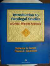9780735502765-0735502765-Introduction to Paralegal Studies: A Critical Thinking Approach