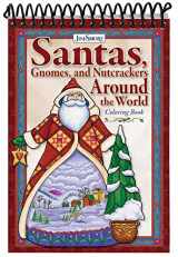 9781497206052-1497206057-Jim Shore Santas, Gnomes, and Nutcrackers Around the World Coloring Book (Design Originals) 32 Designs with National Flags and Cultural References - Pocket-Size and Spiral-Bound with Perforated Pages
