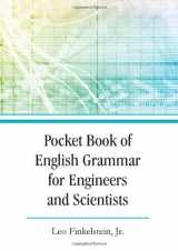 9781577667377-1577667379-Pocket Book of English Grammar for Engineers and Scientists