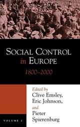 9780814209691-0814209696-Social Control in Europe, Vol. 2: 1800-2000 (History of Crime and Criminal Justice)